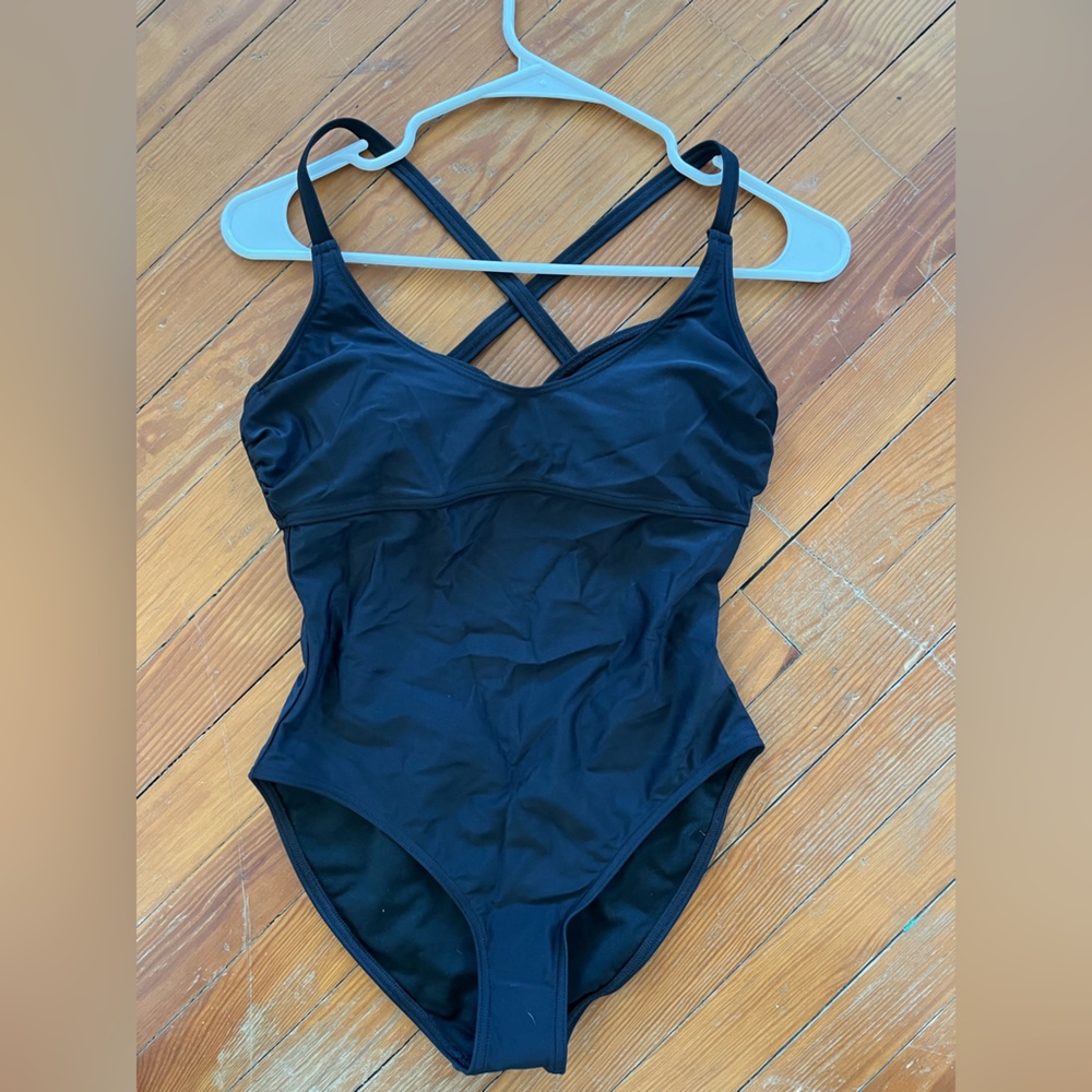 NWT PrAna Marina One Piece Swimsuit, size S, 34D Black